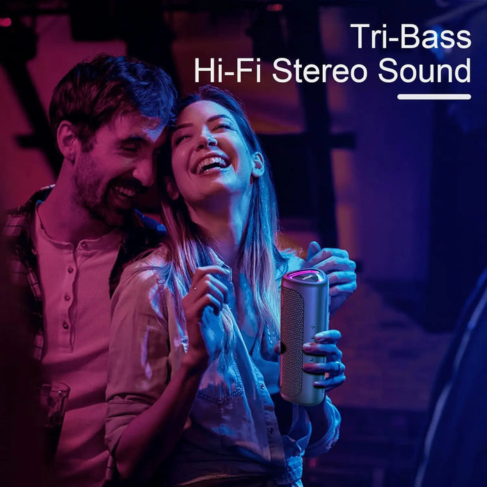 Portable Bluetooth Speaker 24W Sound Waterproof 30H Playtime