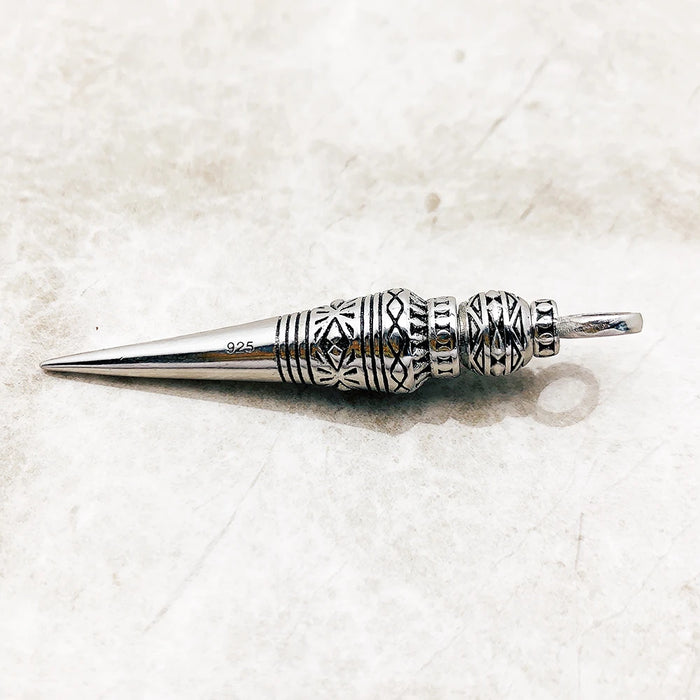 925 Sterling Silver Mystical Cone Pendant Jewelry For Women & Men