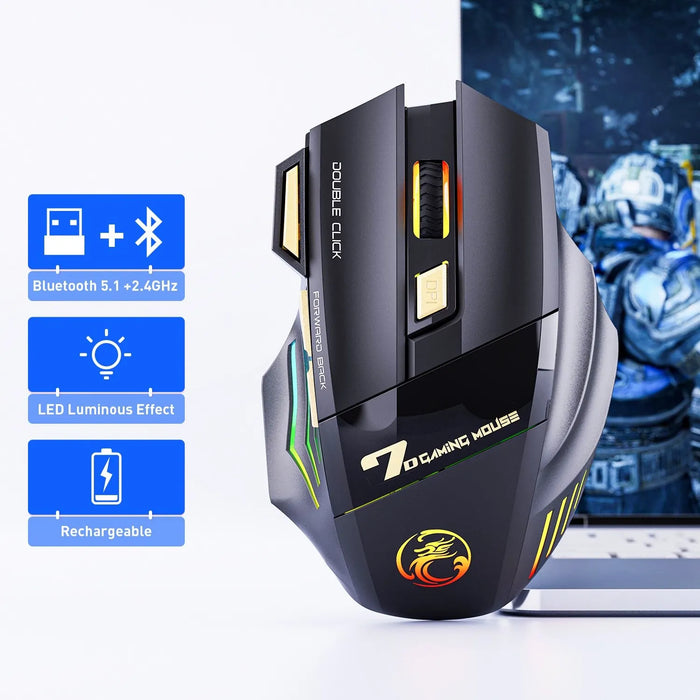 Rechargeable Wireless Gaming Mouse 3200dpi