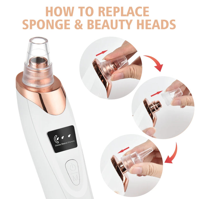 Usb Rechargeable Blackhead Remover For Deep Cleaning