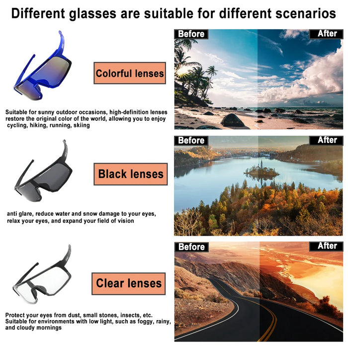 Outdoor Cycling Sunglasses For Men And Women