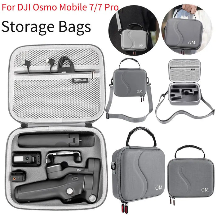 Storage Bag For Dji Osmo Mobile 7 / 7Pro Carrying Case Portable Shoulder Bag Shockproof Protective Case Handbag Gimbal Accessories