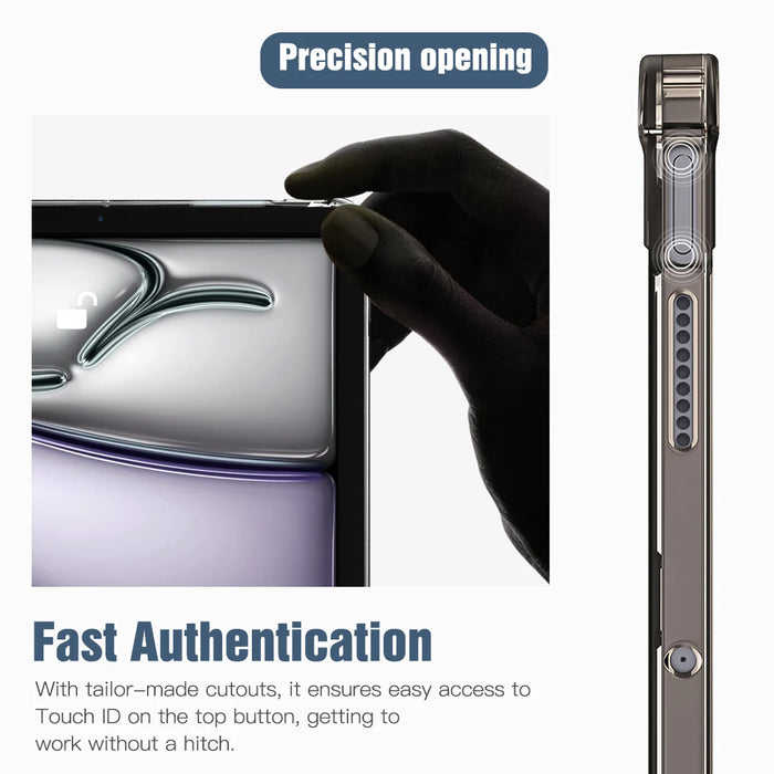 For Ipad Air 11 Inch M3 / M2-2025 / 2024 Ipad Air 5Th / 4Th Generation 2022 / 2020 10.9 Inch Slim Tpu Clear Transparent Case