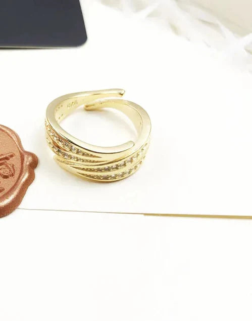 925 Sterling Silver European Style Ring With Leaves For Women