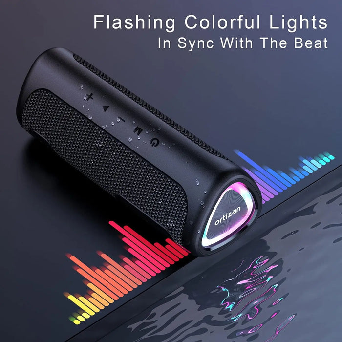 Portable Bluetooth Speaker 24W Sound Waterproof 30H Playtime