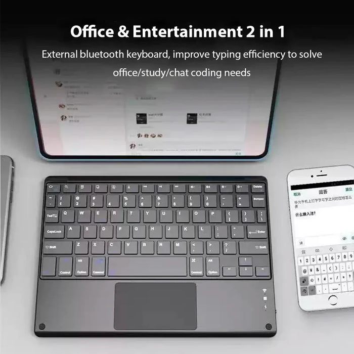 Bluetooth Keyboard & Mouse For Android Ios Windows Purple