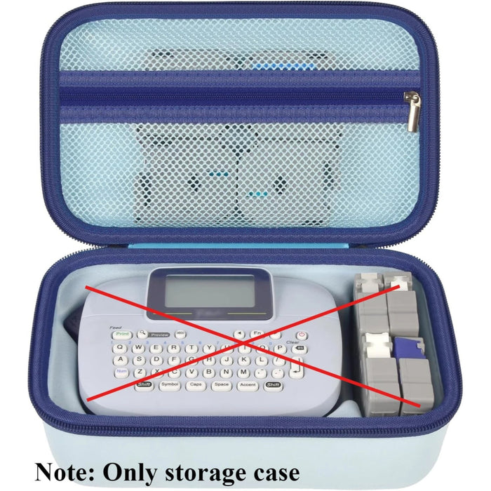 Case Compatible With Brother For P-Touch Ptm95 / Pt90 / Pt45M Handy Label Maker Storage Carrying Organizer Bag For Label Tapes