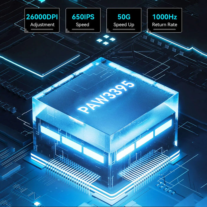 Wireless Gaming Mouse 650Ips 26000Dpi For Pc / Mac