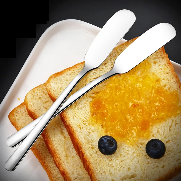 2 / 4 / 6 Piece Stainless Steel Butter Knives For Cheese Chocolate And Jam