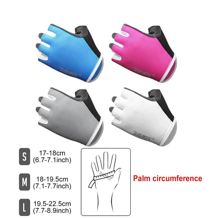 Breathable Fingerless Workout Gloves For Powerlifting Men And Women Training