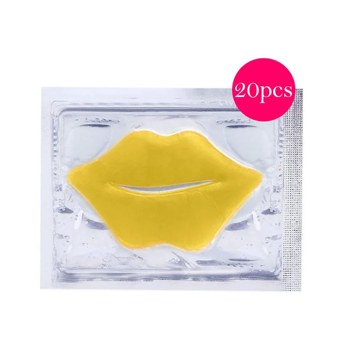 20 Crystal Collagen Lip Patches Moisturizing & Brightening Lip Mask For Nourished Lips