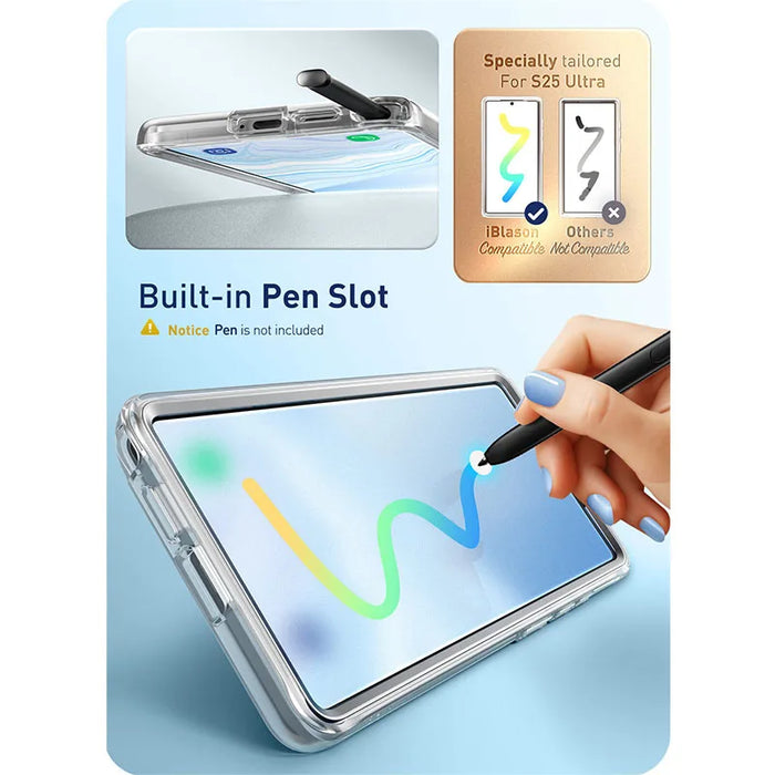 For Samsung Galaxy S25 Ultra Case Cosmo Mag Slim Full Body Protection With Built-In Screen Protector