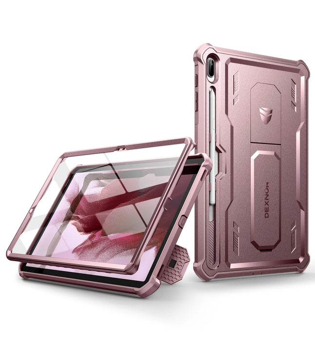 For Samsung Galaxy Tab S7 Fe Case 12.4 Inch 2021 Full-Body Rugged Heavy Duty Case With Pencil Holder Built-In Screen Protector