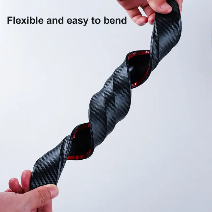 2Pcs Car Bumper Protector Strips Anti Collision Guard For Corner Protection