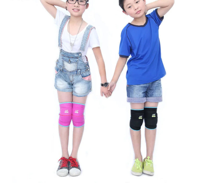 Pair of Kids Anti Crash Knee Pads For Dancing & Skating
