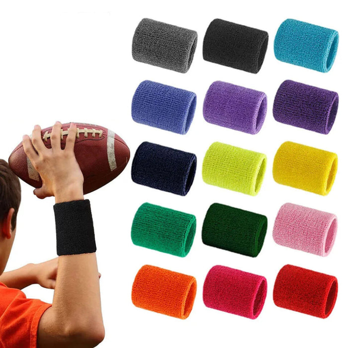 Absorbent Wrist Sweatbands For Sports