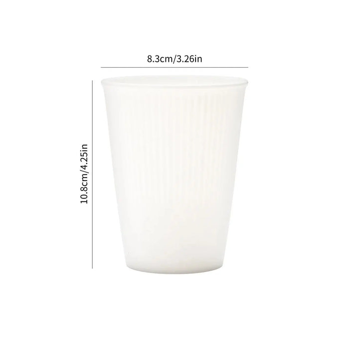 2 / 4 / 6 Piece Reusable White Plastic Cups Perfect For Home Kitchen Picnic Camping