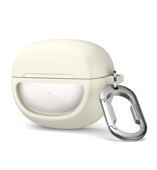 For Bose Ultra Open Slim Stylish Transparent Hard Pc Shock-Absorbing Protective Tpu Shockproof Case With Anti-Lost Keychain