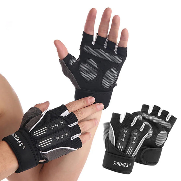 Half Finger Cycling Gloves For Men & Women Shockproof Pad Summer Mtb Bike & Gym Fitness Gloves
