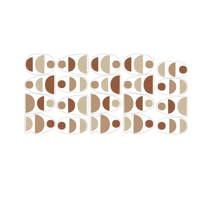 Boho Geometric Wall Decals 20Pcs Minimalist Nursery Stickers