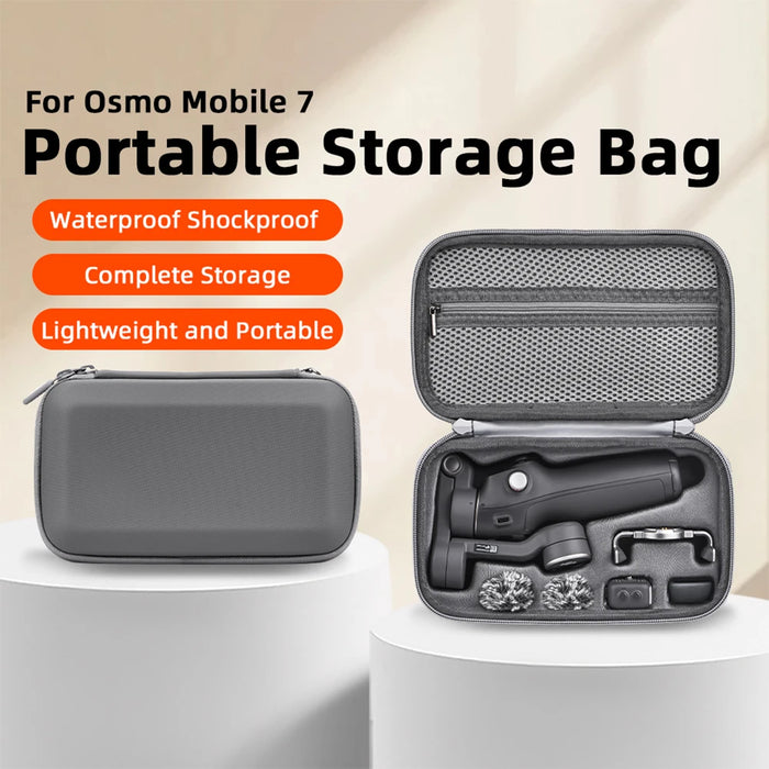 Storage Bag For Dji Osmo Mobile 7 / 7 Pro Carrying Case Waterproof Handheld Gimbal Portable Case Bag Gimbal Camera Accessories