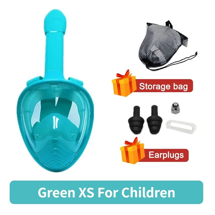 Full Face Snorkel Mask For Kids & Adults