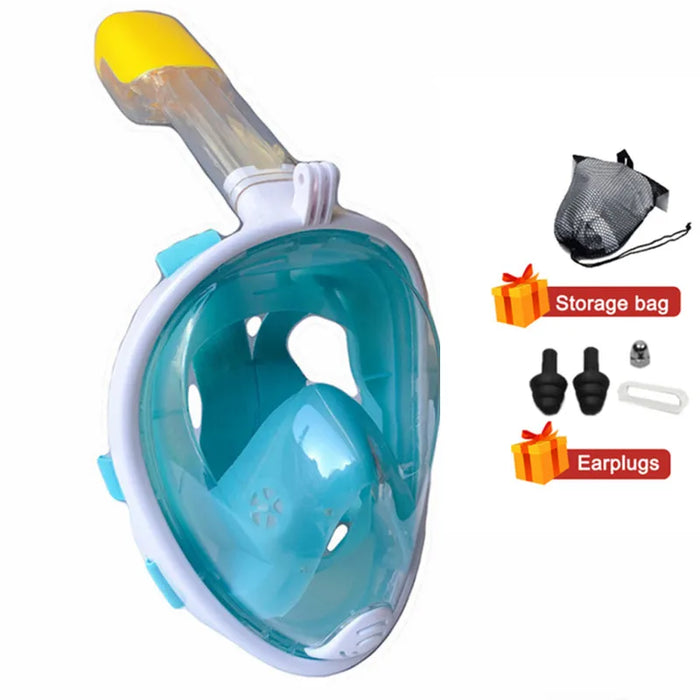 Full Face Snorkel Mask For Kids & Adults