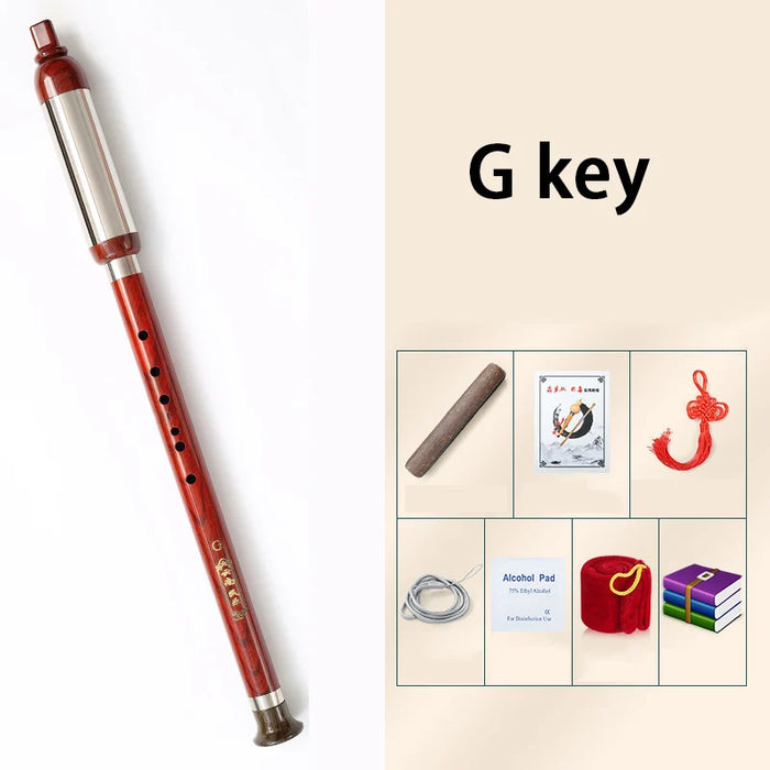 Detachable Vertical Bawu Flute For Adults