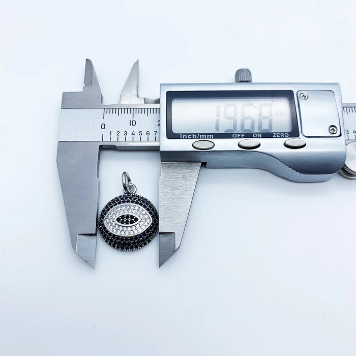 925 Sterling Silver Turkish Eye Pendant Fashion Jewelry For Women & Men