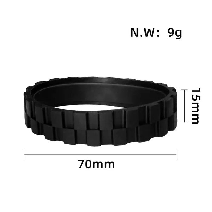 2 Pieces Vacuum Cleaner Wheel Belt Anti-Slip Tire Band Vacuum Robot Wheel Accessories Replacement For Irobot Roomba / Xiaomi / Roborock