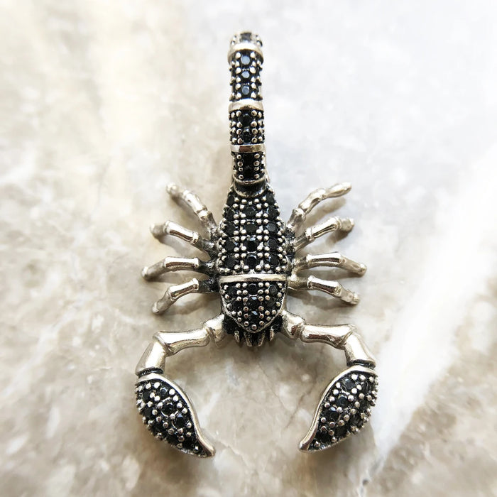 925 Sterling Silver Scorpion Pendant Fashion Jewelry For Men & Women