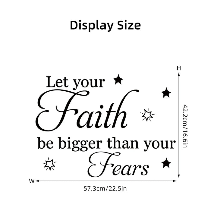 Motivational Star Wall Stickers For Home Decor