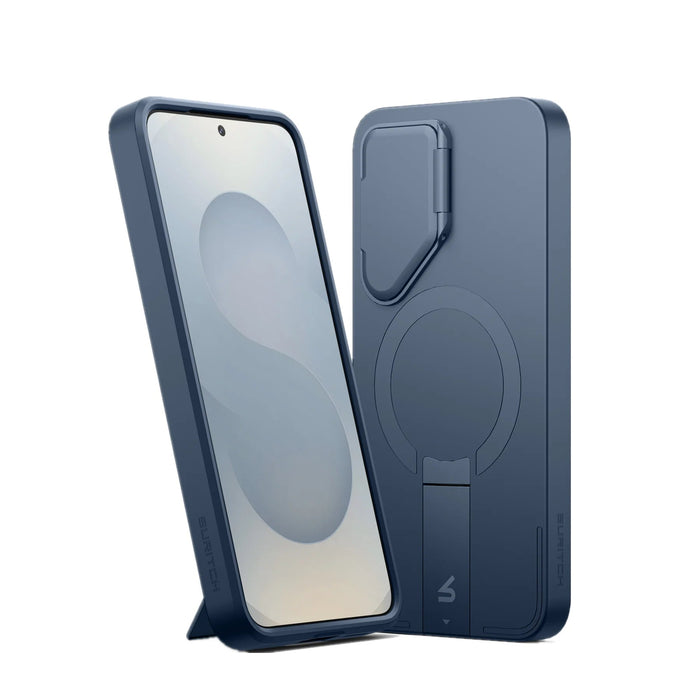 For Samsung Galaxy S25 Ultra S25+ Magnetic Shockproof Bumper Protective Case With Camera Protector Adjustable Metal Kickstand