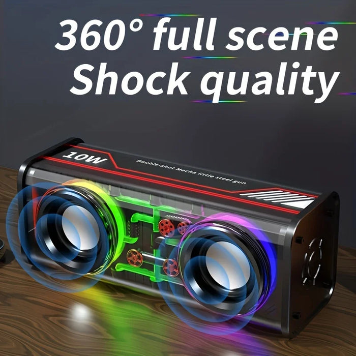 10W Wireless Speaker Loud Sound Deep Bass