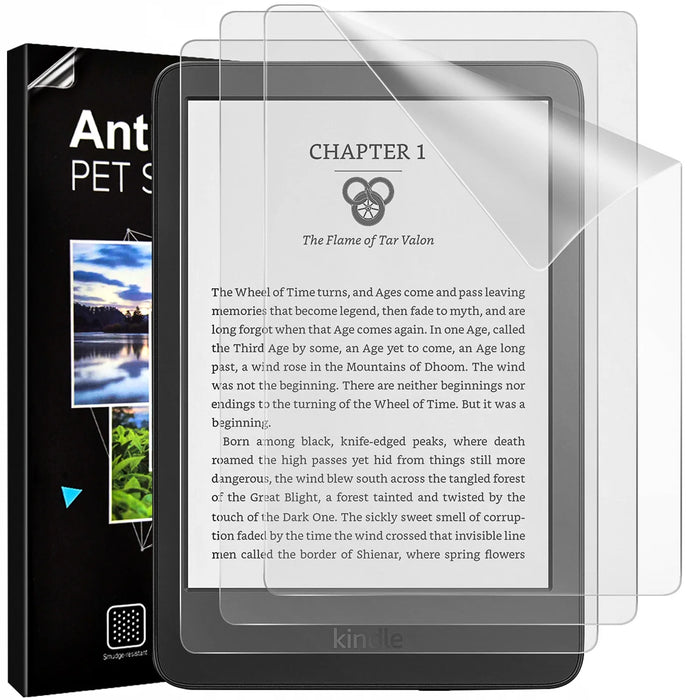 For All-New Kindle 11Th 10Th Generation 6 Inch 2022 2019 Release Scratch Resistant 3 Pcs Anti-Glare Screen Protector