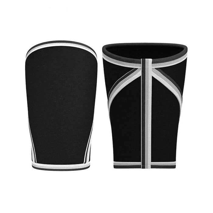 Pair of 7Mm Knee Sleeves Squat Fitness Weightlifting Powerlifting Gymreapers