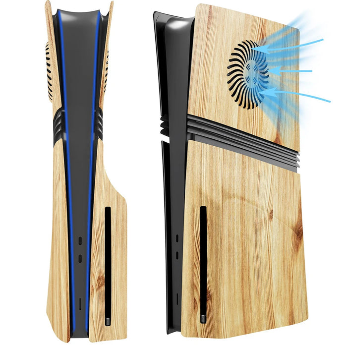 For Ps5 Pro Cover Face Plate Replacement Shell Anti-Scratch Faceplate With Cooling Vent For Ps5 Pro Disc / Digital Edition Console