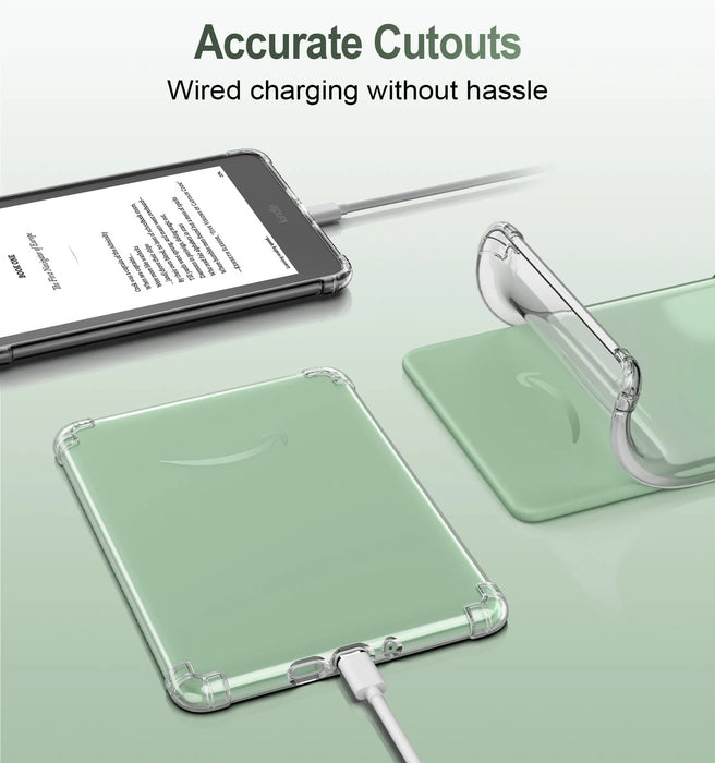 For 6 Inch All-New Kindle 11Th Gen-2024 / 2022 Ultra Clear Soft Tpu Slim Flexible Transparent Skin Bumper Back Case