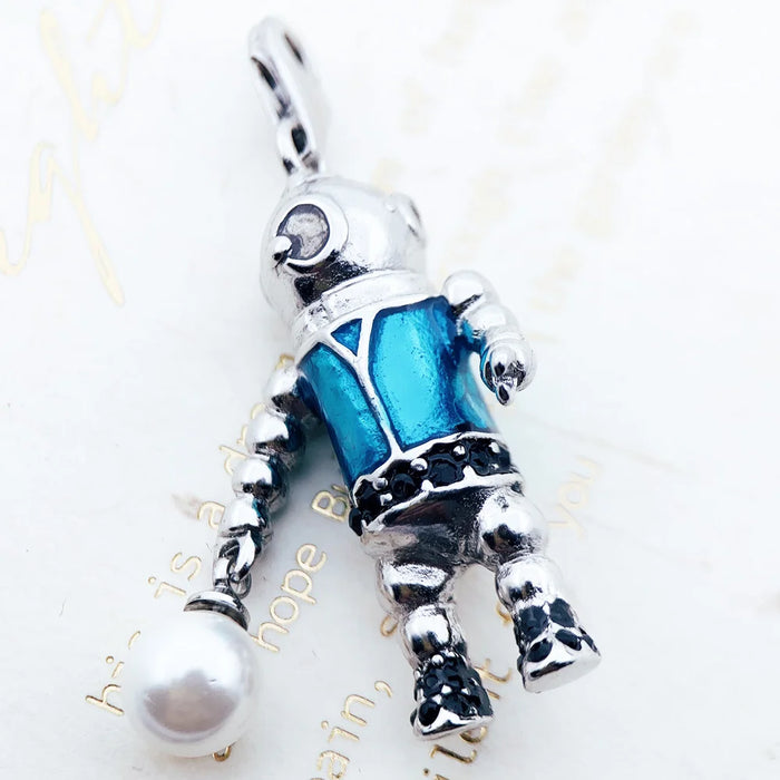 925 Sterling Silver Aquanaut Diver Pendant Fashion Jewelry Gift For Men & Women