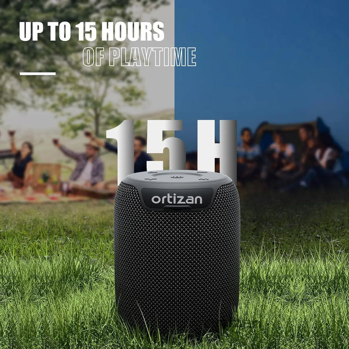 15W Portable Bluetooth Speakers With Stereo Sound And Ipx7 Waterproof
