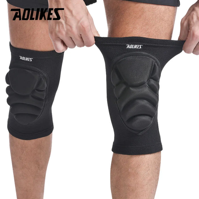 Pair of Anti Slip Knee Pads For Sports Thick Eva Foam
