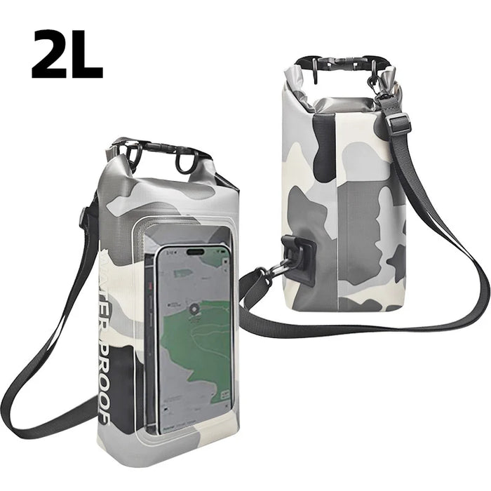 2l Waterproof Touch Screen Dry Bag for Outdoor Sports