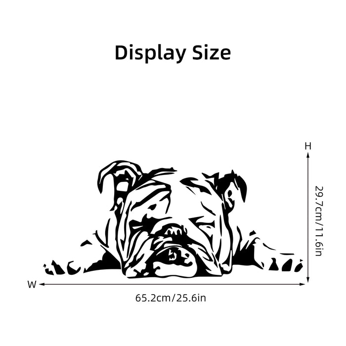 Adorable Puppy Silhouette Wall Stickers For Home Decor