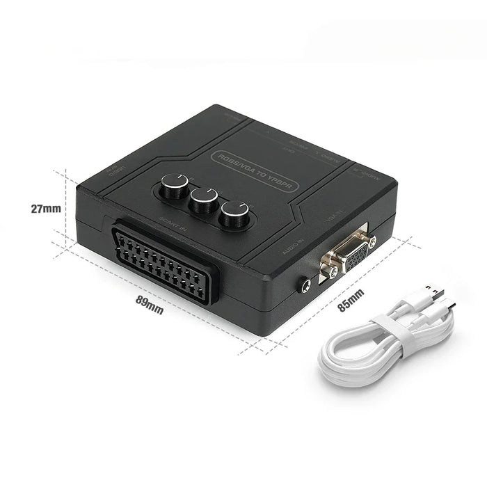 For Retro Game Consoles Nintendo 64 Ps1 Ps2 Dreamcast Rgbs Vga To Ypbpr Component Converter Scart To Ypbpr Ycbcr