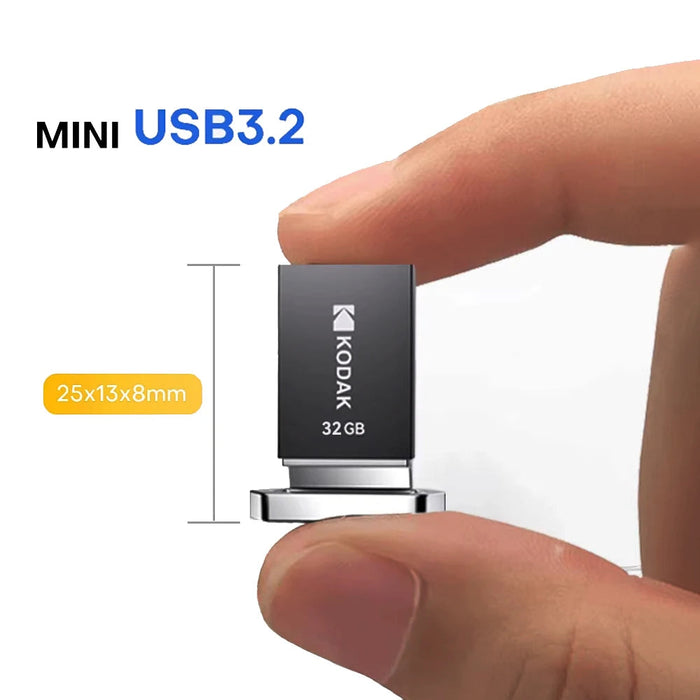 Kodak High Speed Usb3.2 Flash Drive 32gb / 64gb / 128gb Metal K113 140mbs Car / Laptop / Desktop
