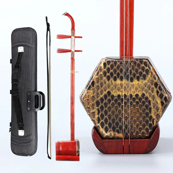 Traditional 2 String Rosewood Erhu For Adult Beginners