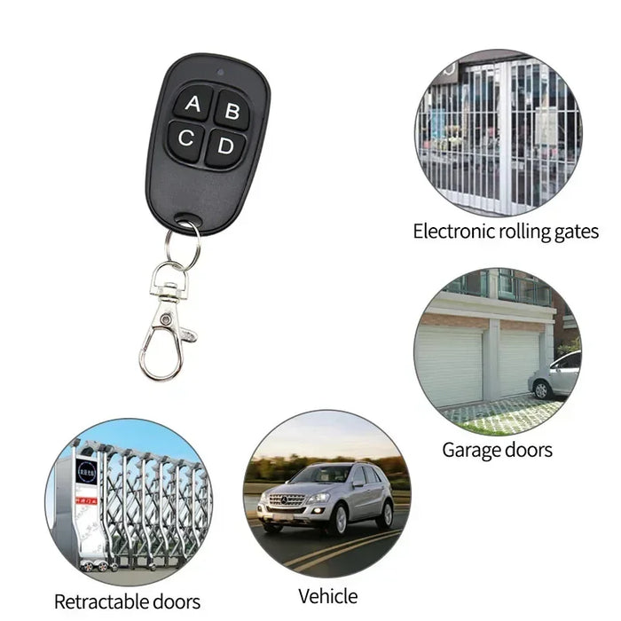 433Mhz Remote Control For Garage Door Opener