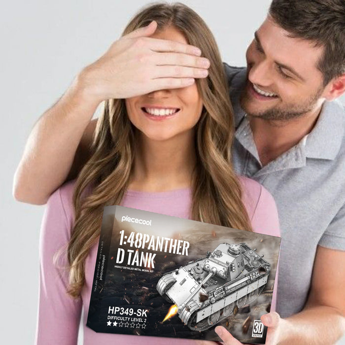 Adult 3D Metal Panther D Tank Puzzle Set