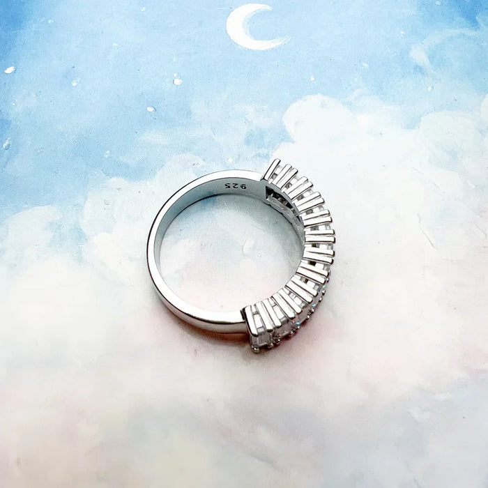 925 Sterling Silver Timeless Ring For Women Elegant European Design
