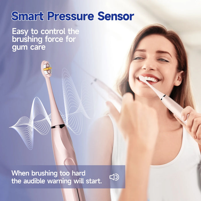 Touch Control Sonic Toothbrush Pressure Sensor With Travel Box
